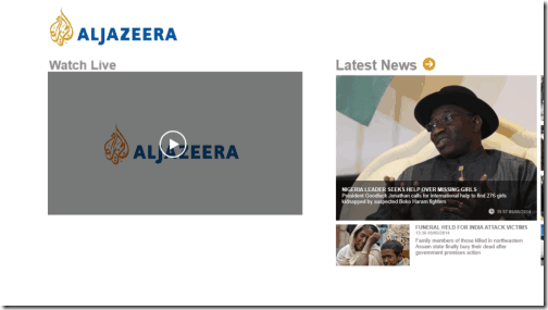 Al Jazeera - Interface