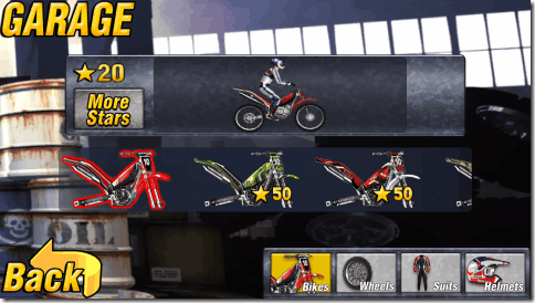 Bike Mania 2 Multiplayer - Garage