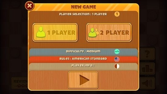 Checkers Deluxe Game startup