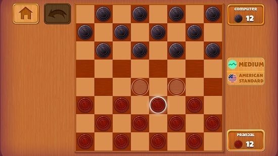 Checkers Deluxe gameplay