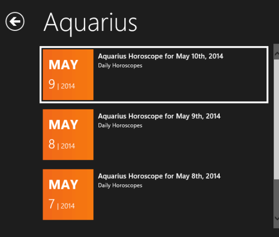 Horoscope & Astrology-Days