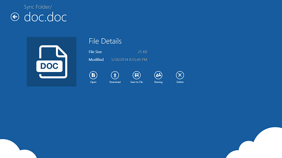 JustCloud Uploaded File Options