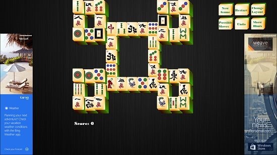 Mahjong HD change layout 1