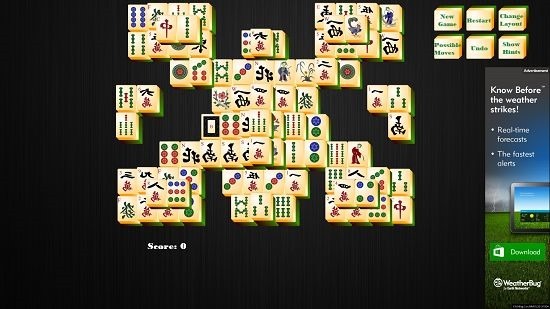 Mahjong HD change layout 2