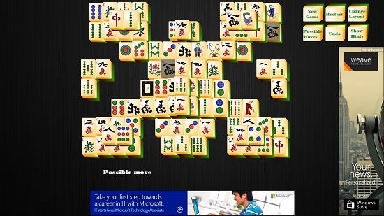 Mahjong HD hints