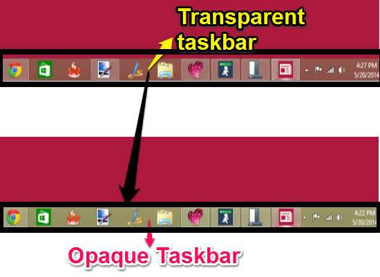 Opaque Taskbar- Opaque Taskbar