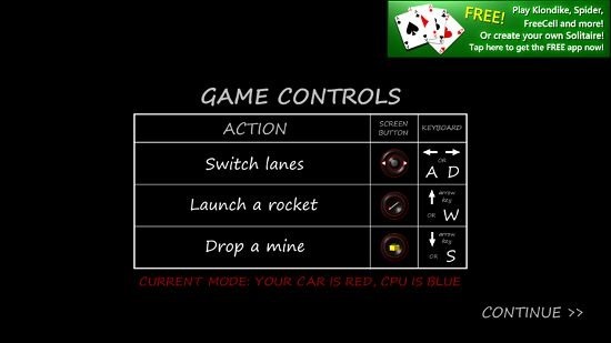 Race And Battle Controls