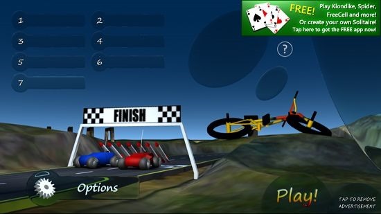 Race And Battle Main Screen