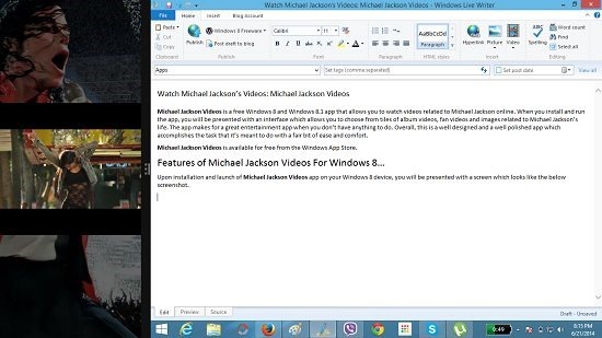 Michael Jackson Videos Video Player Snapped