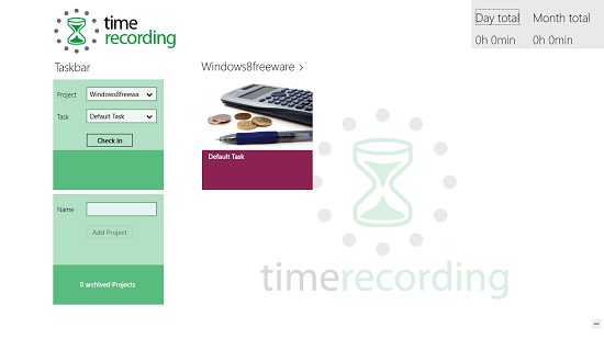 Timerecording project added