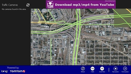Traffic Map Traffic Aerial View