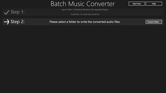 Batch Music Converter Choose Output Folder