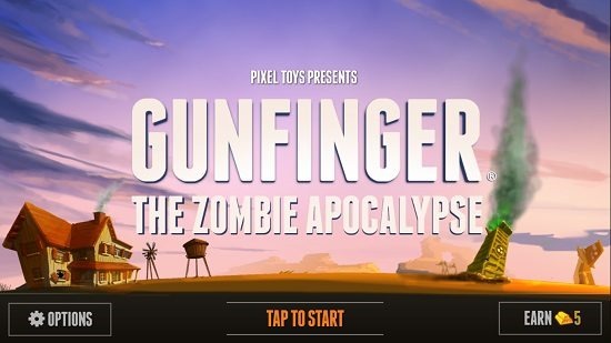 Gunfinger Main Screen