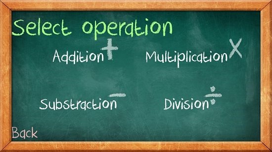 Math 4 Kids select operation