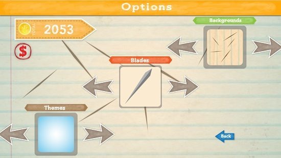 Pencil Blade game visual customization