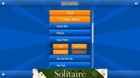 Quiz Bowl Select Level