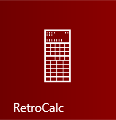 RetroCalc App icon
