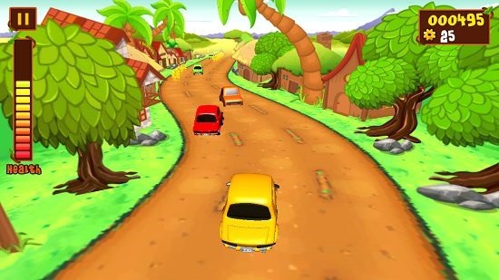 car rush gameplay