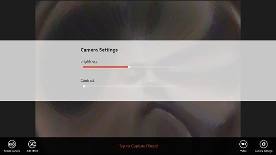 CamMix Camera Settings