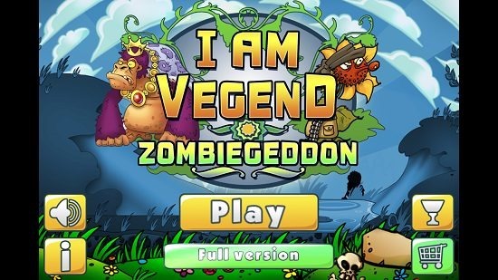 I Am Vegend Zombiegeddon main screen