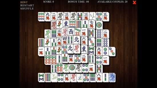 Mahjong Deluxe hint