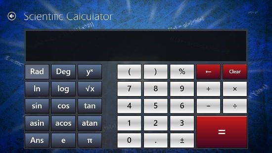 MatGraph Calc Scientific Calculator Screen