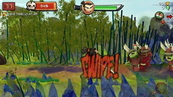 Samurai vs Zombies gameplay
