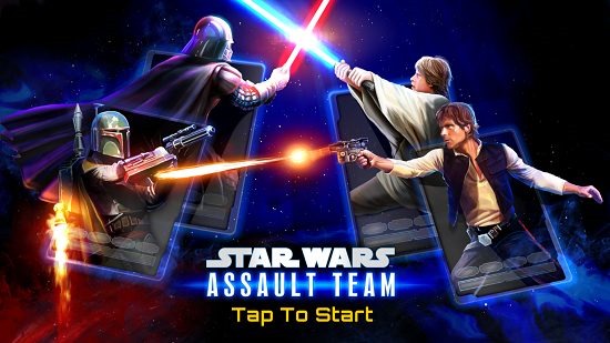 Star Wars Assault Team main screen