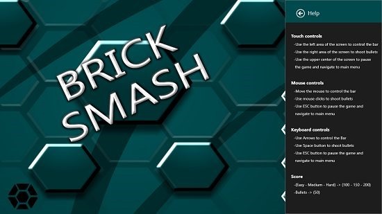 Brick Smash Help Section