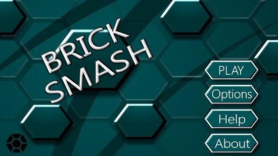 Brick Smash Main Screen