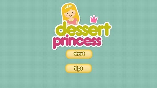 Dessert Princess main screen