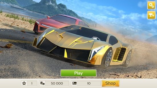 Racing 3D Main Screen