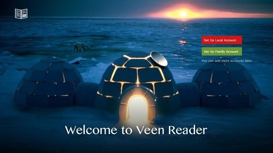 Veen Reader Main Screen