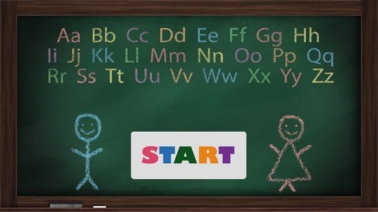 Alphabet Talking Teacher Main Screen