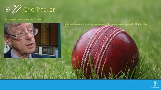 Cric Tracker feed details