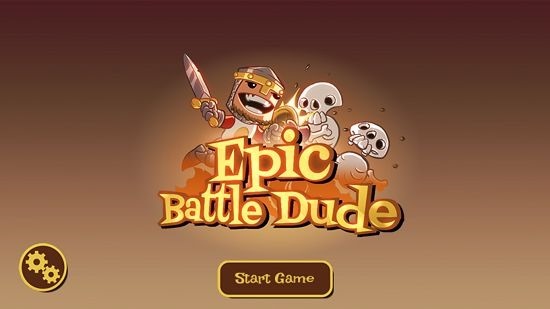 Epic Battle Dude Main screen
