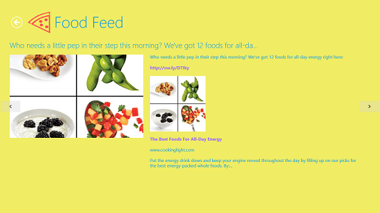 Food Feed recipes