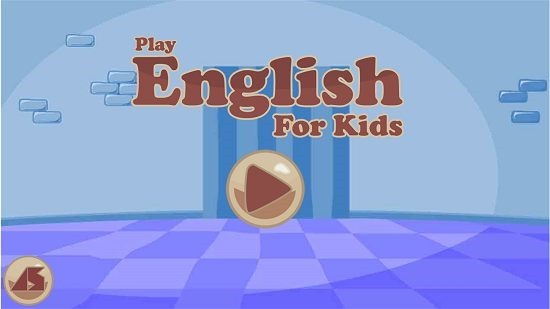 Play English For Kids main screen