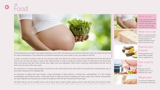Pregnancy Plus food planner