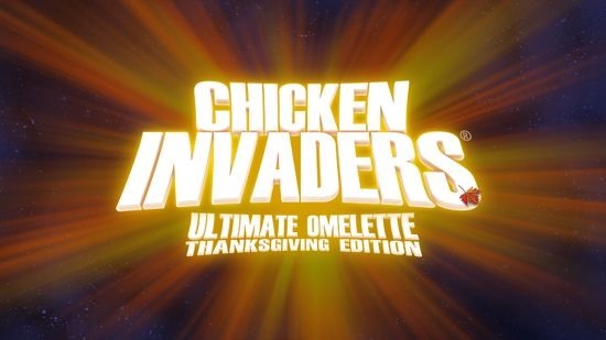 Chicken Invaders 4 Thanksgiving splash screen