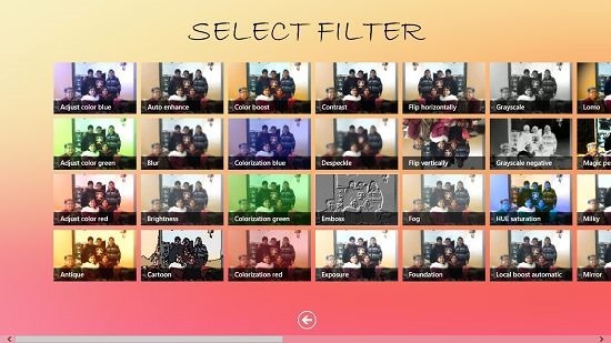 QuickFilter select filter