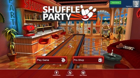Shuffle Party Main Screen