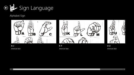 Sign Language Alphabet Signs