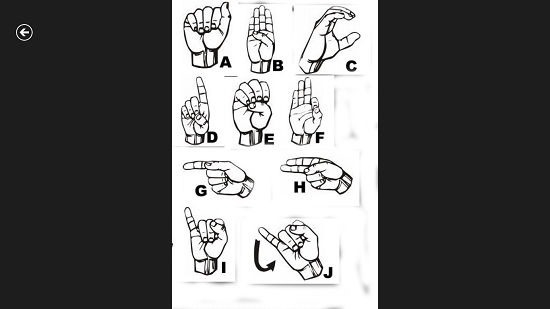Sign Language full screen