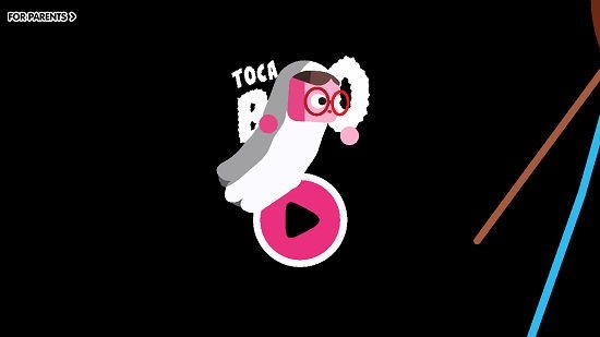 Toca Boo Main Screen