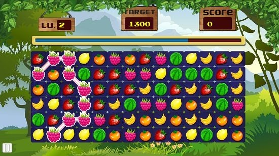 Happy Garden gameplay making combos