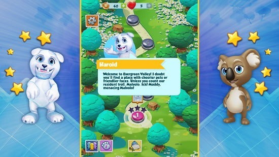 Puzzle Pets main screen