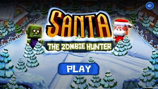 Santa The Zombie Hunter main menu