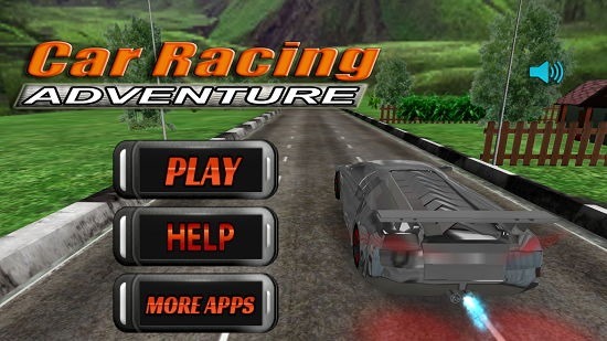 Car Racing Adventure Main Screen