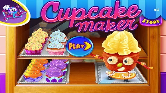 Cupcake Crazy Chef Main Screen